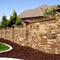 Masonry Stone Fencing - Types of Fencing Materials